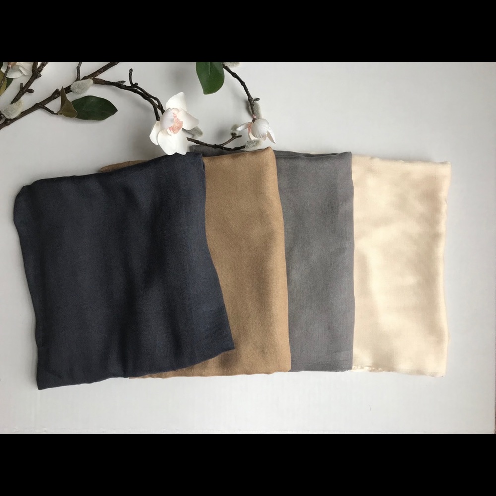 Cotton scarfs.